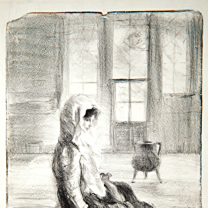 In the Old Chapel, 1909 (litho)