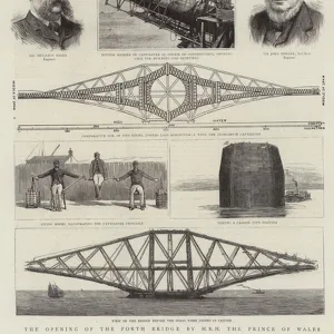 The Opening of the Forth Bridge by HRH the Prince of Wales (engraving)