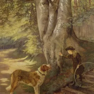 A Game of Ball Print by William Biscombe Gardner (1847-1919) A Game of Ball Print by William Biscombe Gardner (1847-1919)