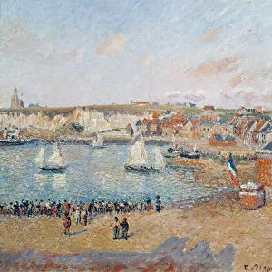 The Outer Harbour at Dieppe, 1902 (oil on canvas)