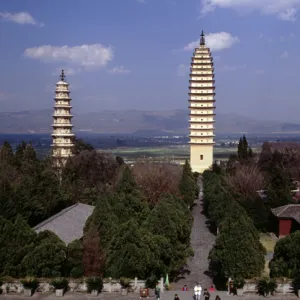 Towers Collection: Three Pagodas of Chongsheng Temple