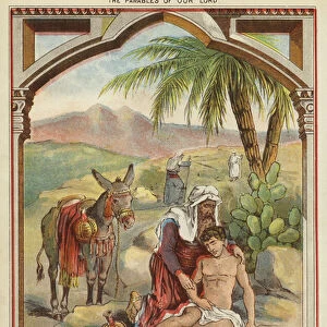 The Parables of Christ: The Parable of the Good Samaritan (chromolitho)