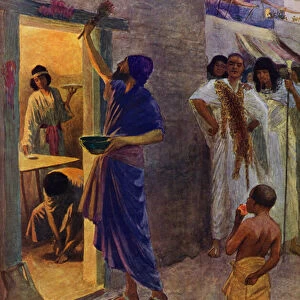 The Passover Instituted (colour litho)