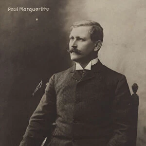 Paul Margueritte (1860-1918), French novelist (b / w photo)