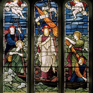 Peace Be Still, East Window, 1886 (stained glass)