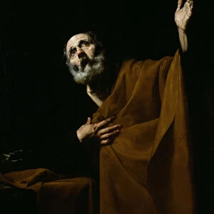 Penitent Saint Peter, 1628-32 (oil on canvas)