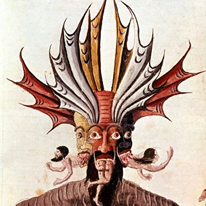 Performance of Lucifer (devil) in Dantes "Divina Commedia"