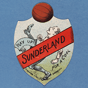 Play Up Sunderland for a Goal (colour litho)