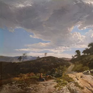 Pleasant Pasturage, 1858 (oil on canvas)