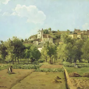 Pontoise, or The Gardens of the Hermitage, Pontoise, 1867 (oil on canvas)