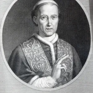 Pope Leo XII, engraved by Raffaele Persichini (engraving)