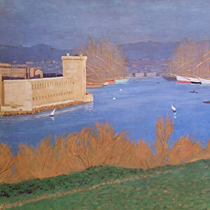 The Port of Marseille, 1901 (oil on canvas)