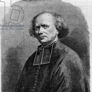 Portrait of Abbe Gaspard Deguerry (1797-1871), parish of the Madeleine in Paris