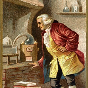 Portrait of Antoine Laurent de Lavoisier (1743 - 1794), French chemist