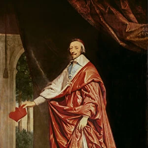 Portrait of Cardinal de Richelieu (1633-40) (oil on canvas)