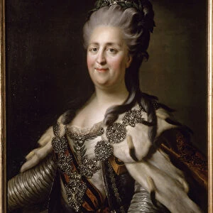 Portrait of Catherine II of Russia (Catherine the Great), 1780-1790 (painting)