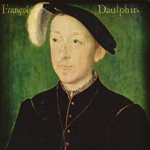 Portrait of Charles de France (1522-45) Duke of Orleans (oil on panel)