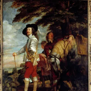 Portrait of Charles I Stuart (1600 - 1649), King of England, hunting