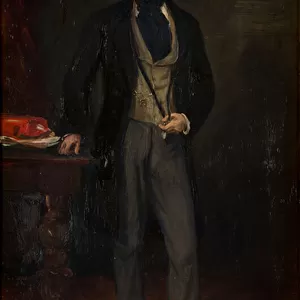 Portrait of Edward Stanley, c. 14th Earl of Derby, c. 1820-69 (oil on canvas)