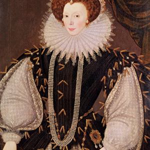 Portrait of Elizabeth Sydenham, Lady Drake, c. 1585 (oil on canvas)