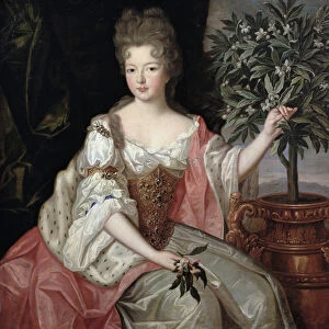 Portrait of Francoise Marie de Bourbon (1677-1749) Duchess of Orleans (Mademoiselle de Blois)