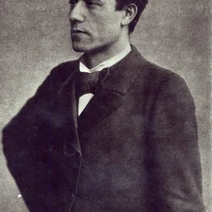 Portrait of Gustav Mahler, 1897 (b / w photo)