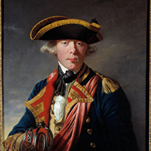 Portrait of James Cook (1728 - 1779), British navigator around 1766 - 1768