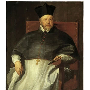 Portrait of Jan Malderus, Bishop of Antwerp (oil on panel)