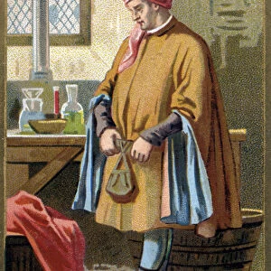 Portrait of Jehan Gobelin, dry cleaner of the 15th century