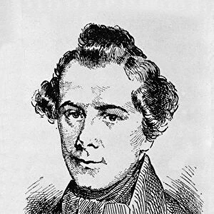 Portrait of Joseph Lanner Austrian composer, violinist and conductor (1801-1843)