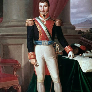 Portrait of the Mexican Emperor Agustin Iturbide (1783-1824) Anonymous painting, ca