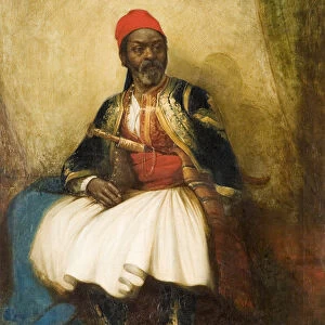 Portrait of a Moor in National Costume (oil on canvas)