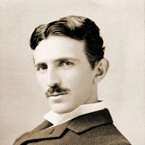 Portrait of Nikola Tesla, 1890 (photo)