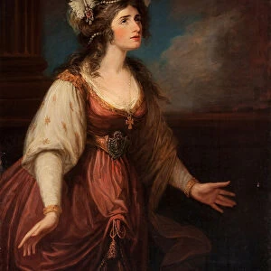 Portrait of Sarah Siddons (1755-1831) als Zara, by Hamilton, William (1751-1801)