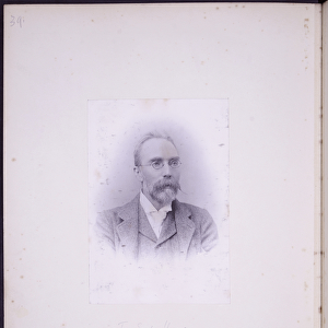 Portrait of Thomas Erat Harrison, c. 1900 (b / w photo)
