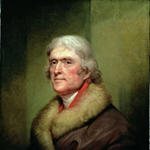 Portrait of Thomas Jefferson, 1805 (oil on canvas)