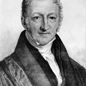 Portrait of Thomas Robert Malthus (1766 - 1834), British economist
