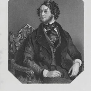 Portrait of William Harrison Ainsworth (engraving)