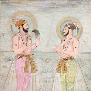 Portraits of Prince Dara Shikoh and Prince Sulaiman Shikoh Nimbate, c