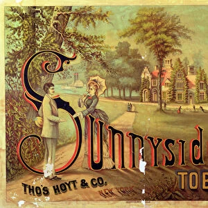 Poster advertising Sunnyside Tobacco (colour litho)