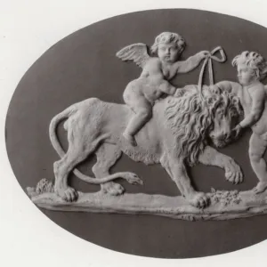 Power of Love, Wedgwood jasperware bas-relief, 1776 (autotype)