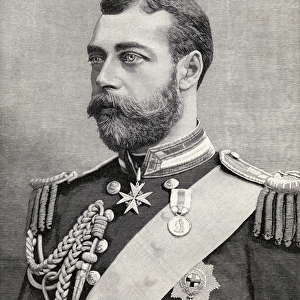 Prince George of Wales, from The English Illustrated Magazine, 1891-92 (litho)