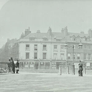 Princes Street, Westminster LB: from sanctuary, 1885 (b / w photo)