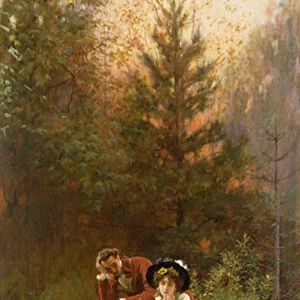 A Prior Attachment, 1882 (oil on canvas)