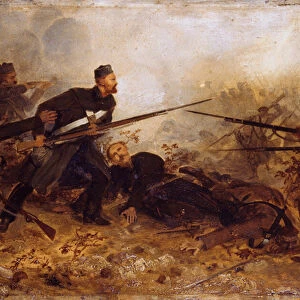 Private John McDermond (1832-68) at the battle of Inkerman on 5th November 1854, c