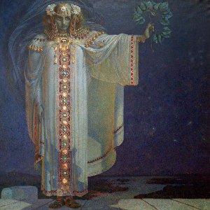 The Prophetess Libuse, 1893 (oil on canvas)
