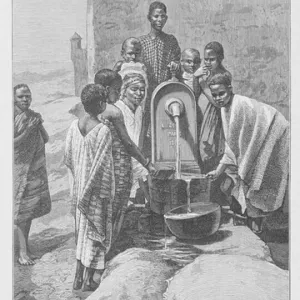 Public Fountain in Senegal, illustration from Le Senegal