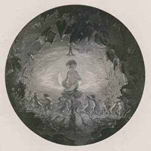 Puck and the Fairies, Mid Summer Nights Dream (engraving)