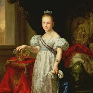 Queen Isabella II (1830-1904) of Spain, 1838 (oil on canvas)