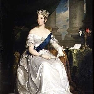 Queen Victoria, 1843 (and detail 60267)